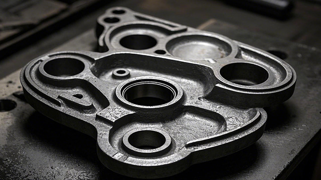 What is a common pattern material for investment casting?