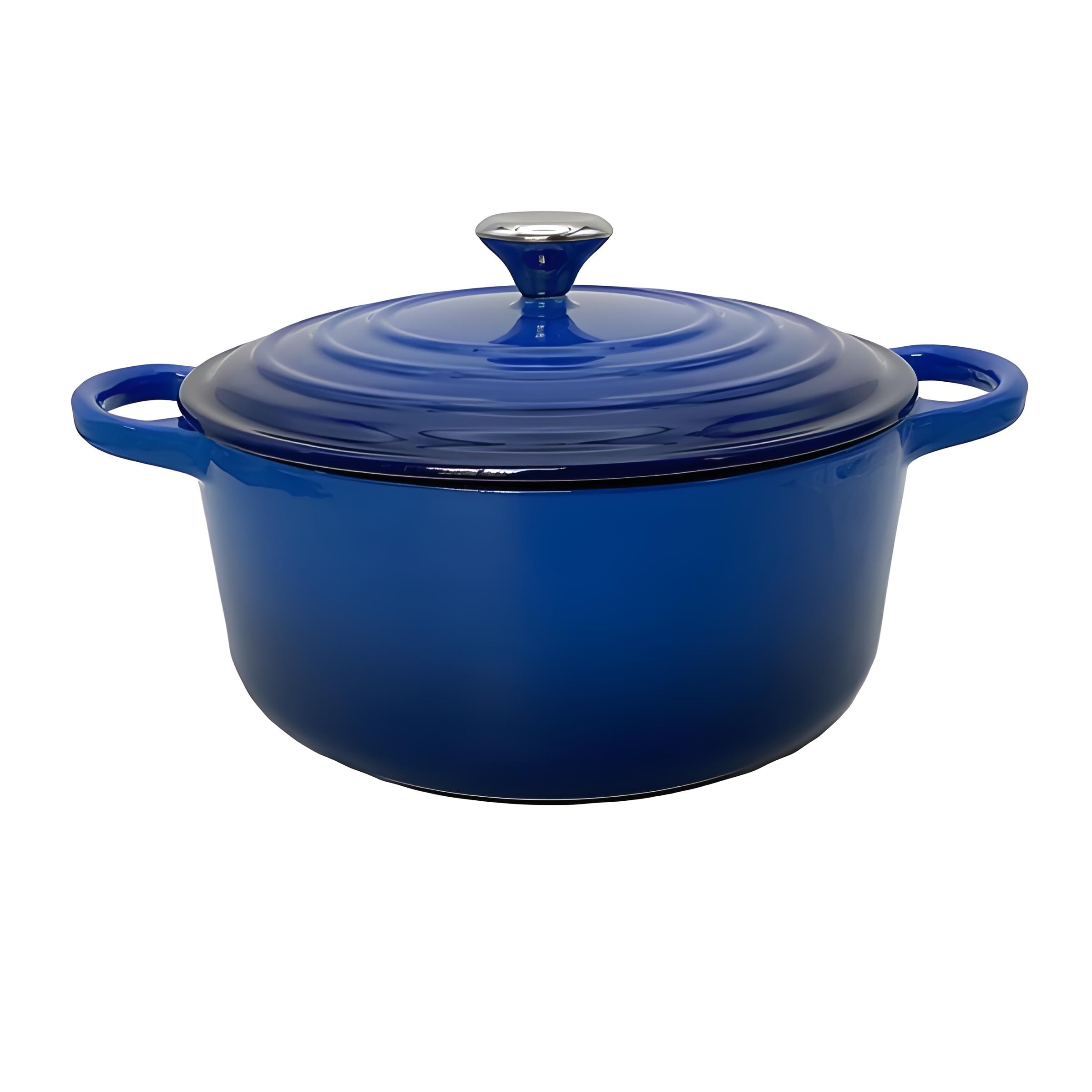 Colorful Enameled Cast Iron Soup Pot