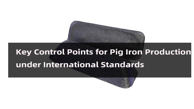 pig iron:International Standards