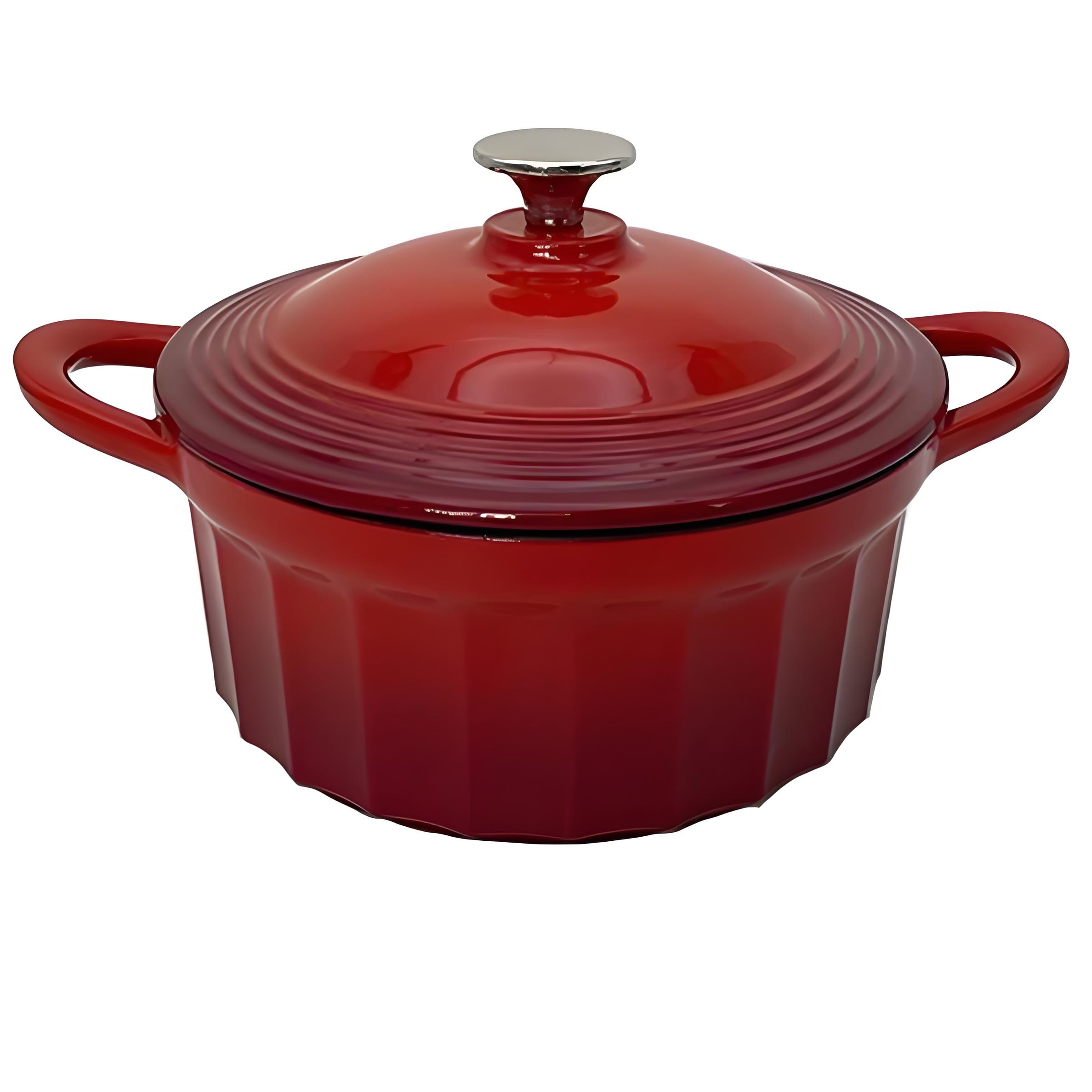 22cm Enameled Cast Iron Soup Pot