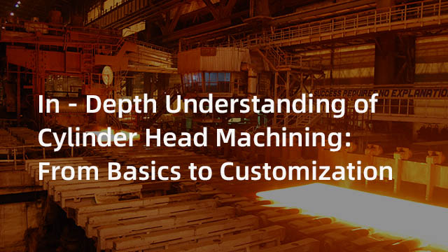 In - Depth Understanding of Cylinder Head Machining: From Basics to Customization