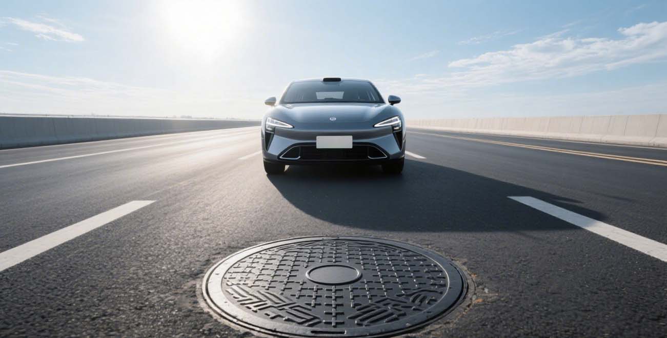 Why Are Many Manhole Covers in the Middle of the Road?