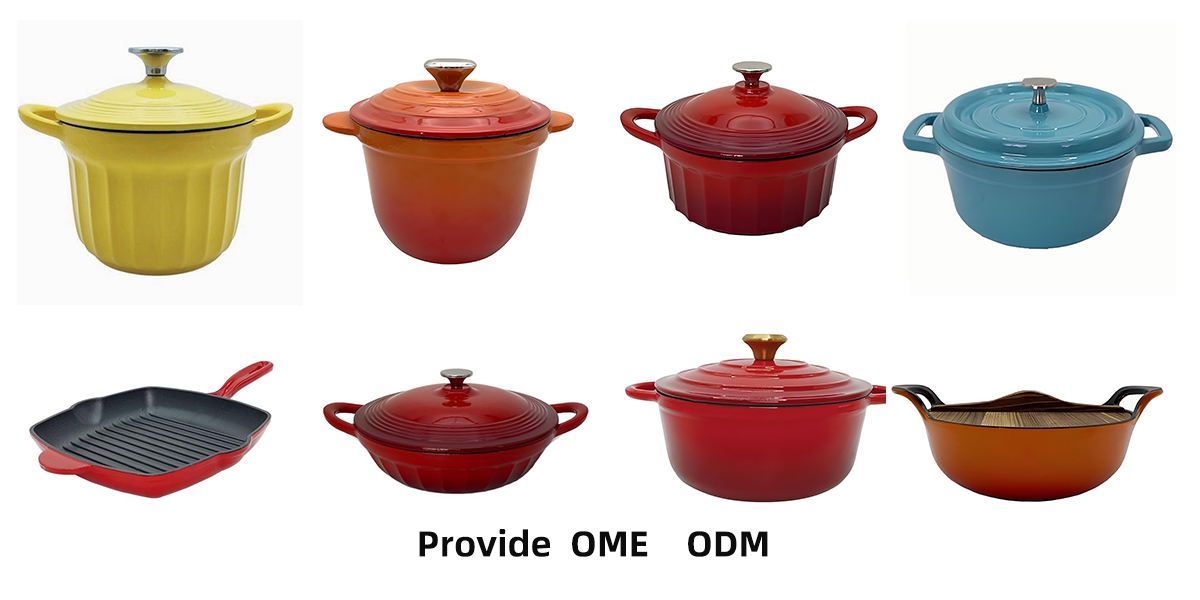 Custom Logo Enameled Cookware