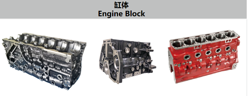 Ductile Iron Engine Block for Heavy-Duty Trucks – High-Strength QT600-3 Material