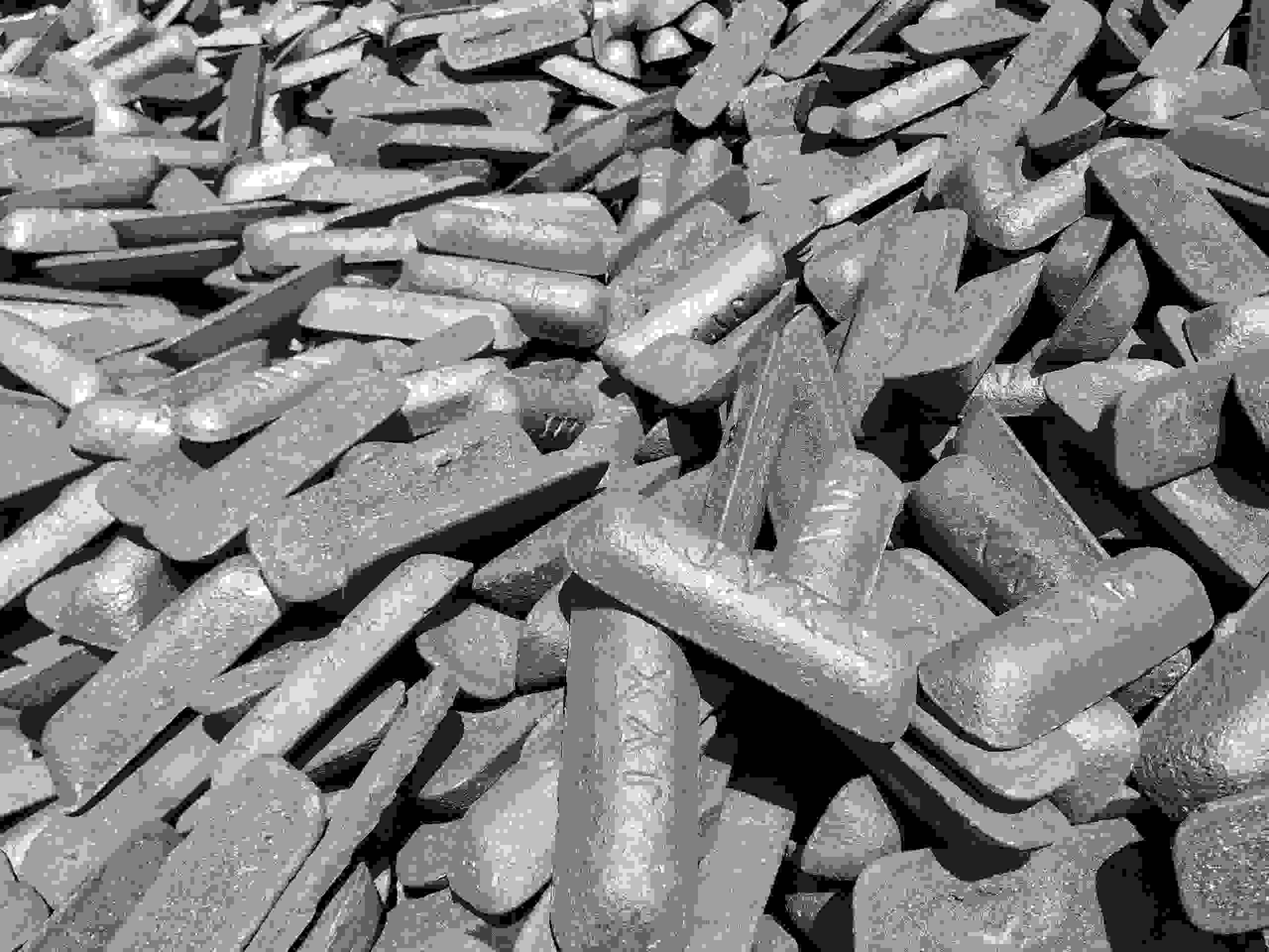 Lump size specifications of Z22 pig iron for casting, casting applications, and supplier resources