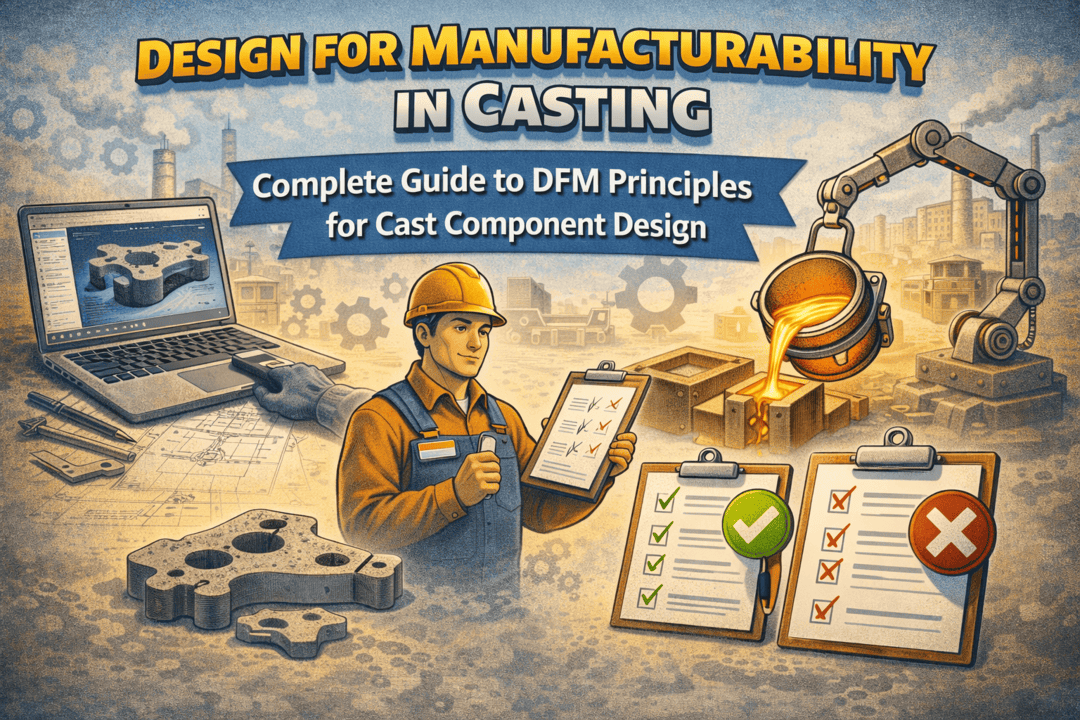 Design for Manufacturability in Casting: Complete Guide to DFM Principles for Cast Component Design