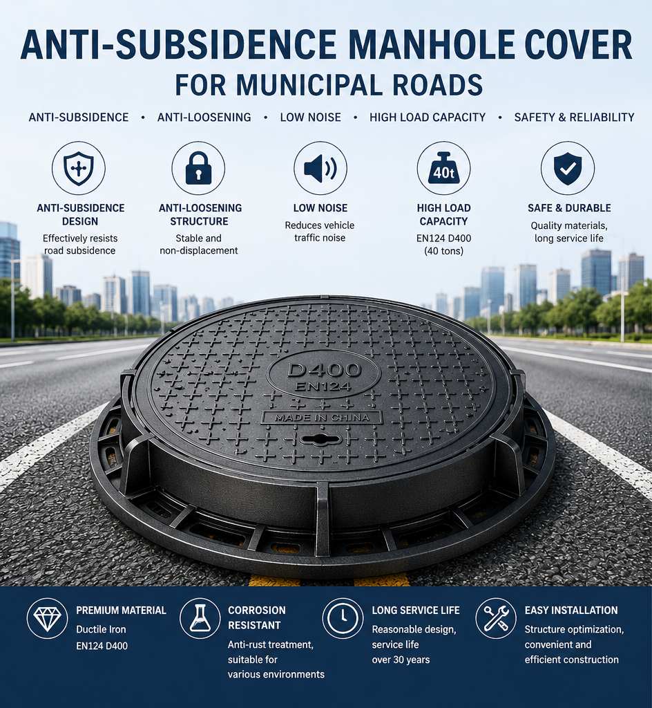 6 Reasons Anti-Settlement Manhole Covers Outperform Traditional Designs