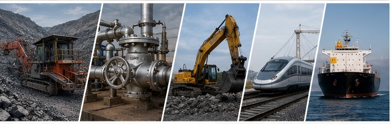 Industrial applications of steel castings in mining oil gas construction railway and marine industries.jpg Industrial applications of steel castings in mining oil gas construction railway and marine industries.jpg